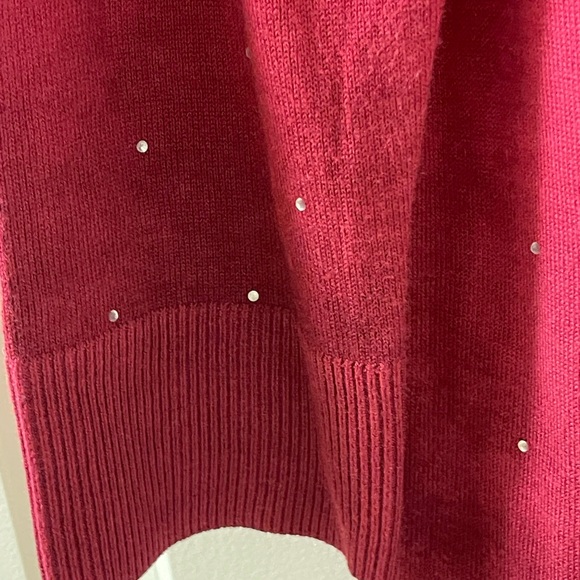 WHBM White House Black Market Cardigan Sweater with stones - Picture 4 of 12